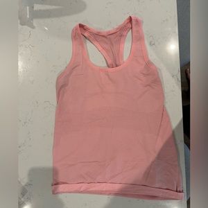 Lululemon Swiftly Tank Top Light Pink Size 10